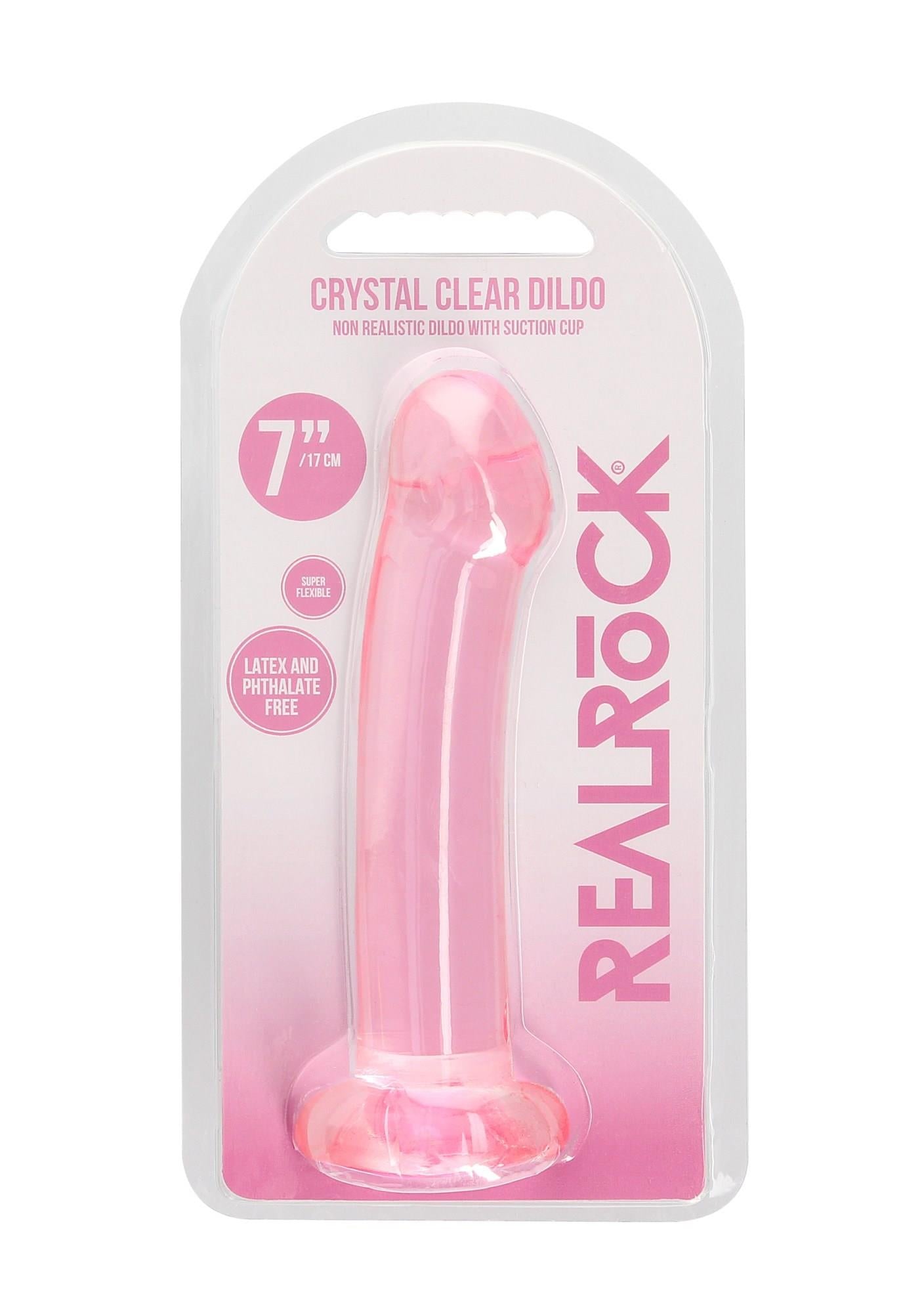 Dildo realist RealRock cu ventuză 17 cm