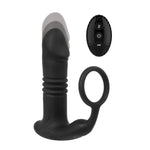 Masaj de prostată penetrant vibrant din silicon Hades Fantasy USB 14cm