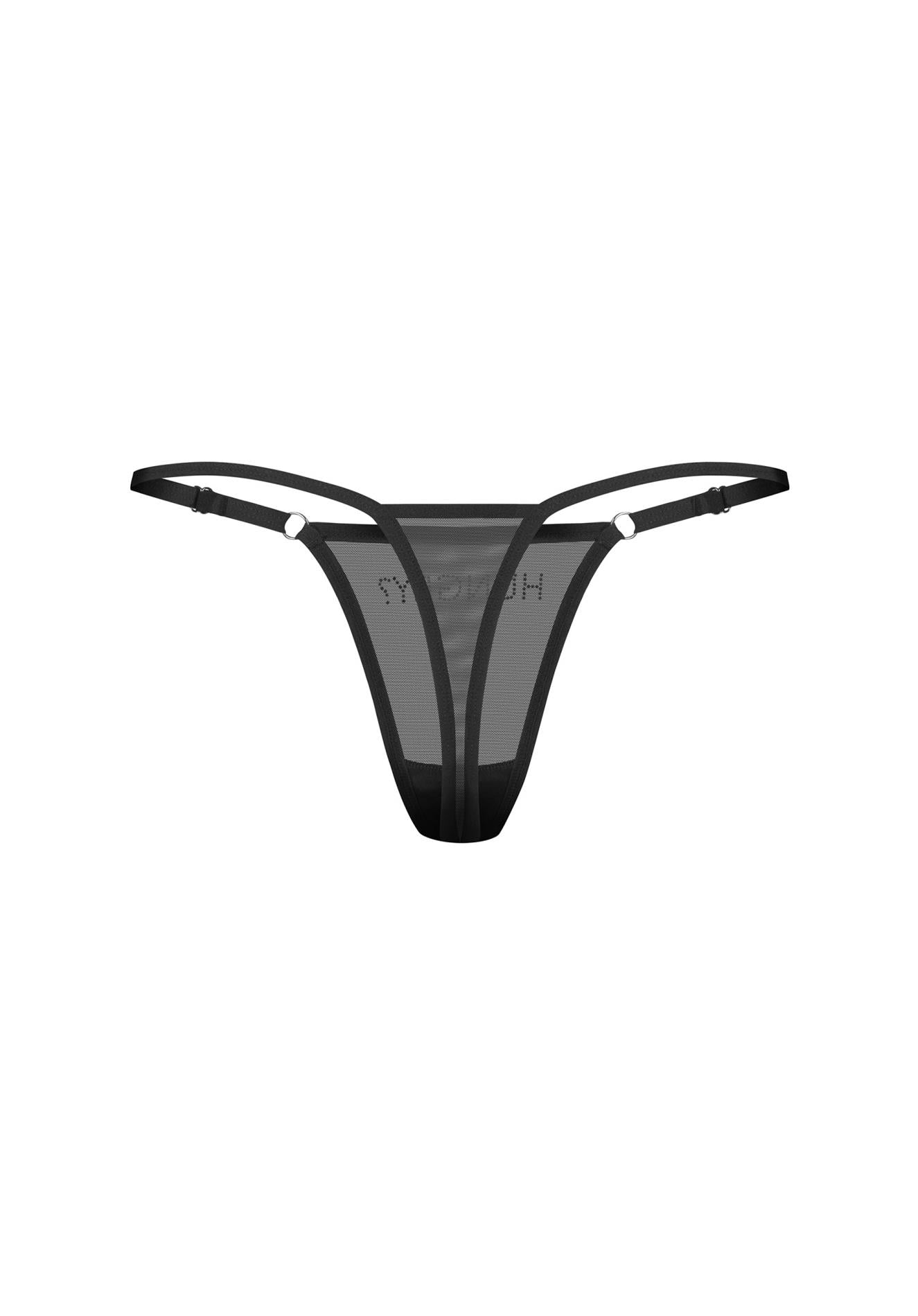Obsessive Violami Hungry S/M tanga transparentă neagră