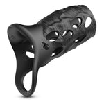 Manșon vibrant pentru penis Crushious Batiatus din silicon, 12 cm
