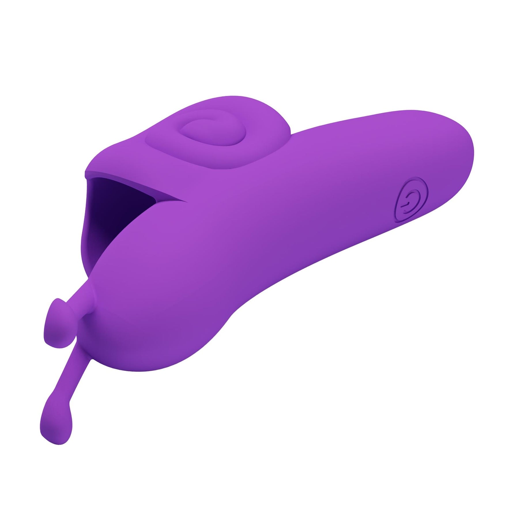 Vibrator deget Pretty Love Snail USB din silicon, 10 funcții