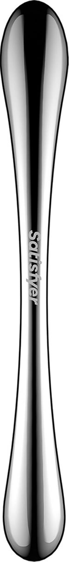 Dildo Satisfyer Cosmic Crest 1 din oțel inoxidabil cu două capete