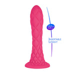 Dildo termoreactiv Dreamy Silexd Fantasy Line roz 18 cm