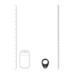 Inel de penis din silicon ponderat Levelz, negru