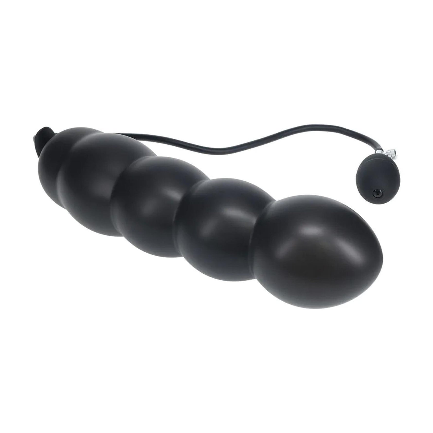 Dop anal gonflabil cu minge Levelz by Shots, silicon, negru