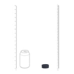 Levelz S Dispozitiv de întindere a testiculelor din silicon 34 mm, negru