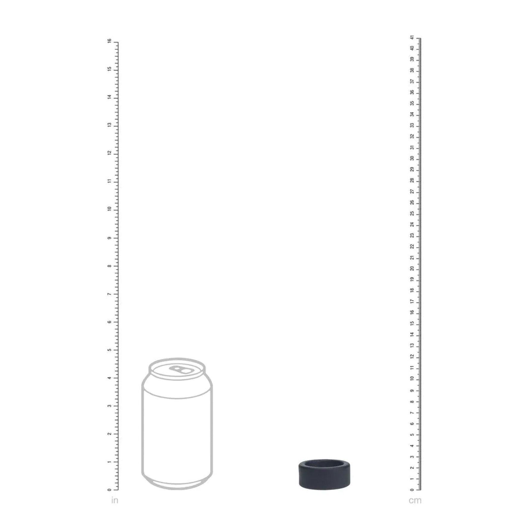Levelz S Dispozitiv de întindere a testiculelor din silicon 34 mm, negru