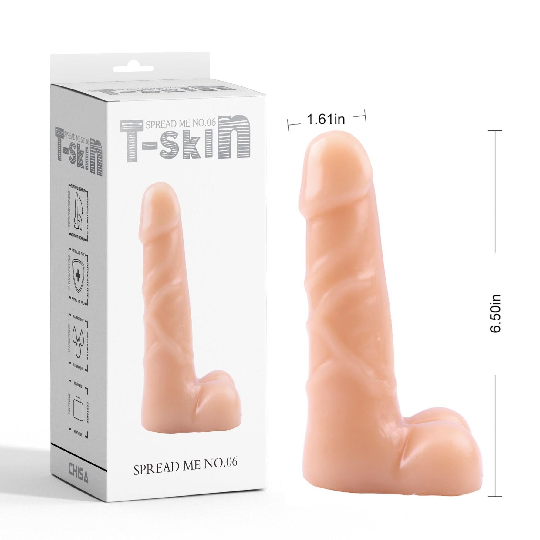 Dildo realist Spread Me Nr. 06 Soft Tskin Flesh