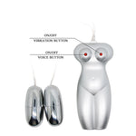 Masturbator Baile TPR cu vibrații vocale duale și prindere prin strângere
