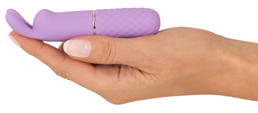 Vibrator Cuties Mini Bunny Mov USB 10.8 cm
