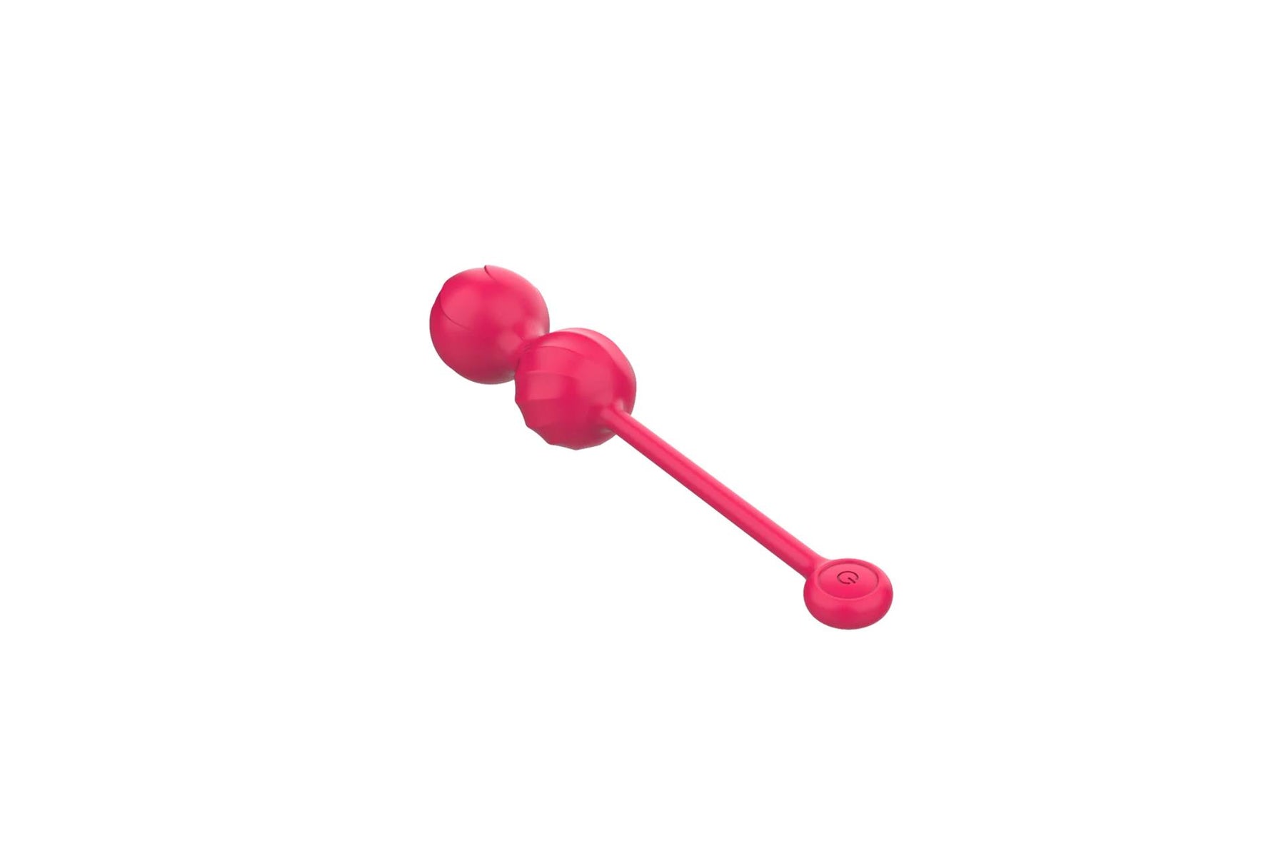 Bile Kegel Premium Lovesecret cu aplicație, silicon roz, USB, 22 cm