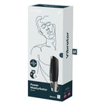 Masturbator vibrant Satisfyer Power, silicon, negru, argintiu, USB