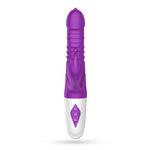 Vibrator Crushious Wrangler pentru punct G cu glisare și aspirație USB 23 cm