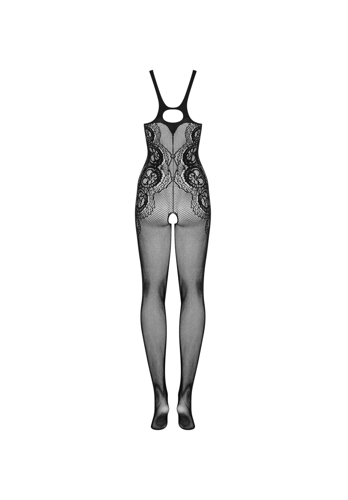 Body-ciorap negru din plasă Obsessive G335 S/M/L