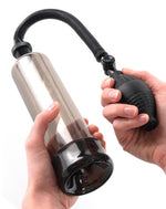 Pompă de penis Worx pentru începători Power Oumo Smoke 19 cm