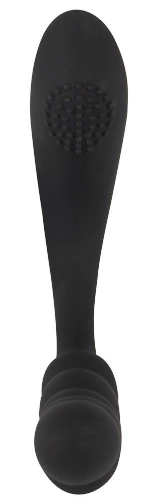 Vibrator anal flexibil din silicon Black Velvets cu USB, 26 cm
