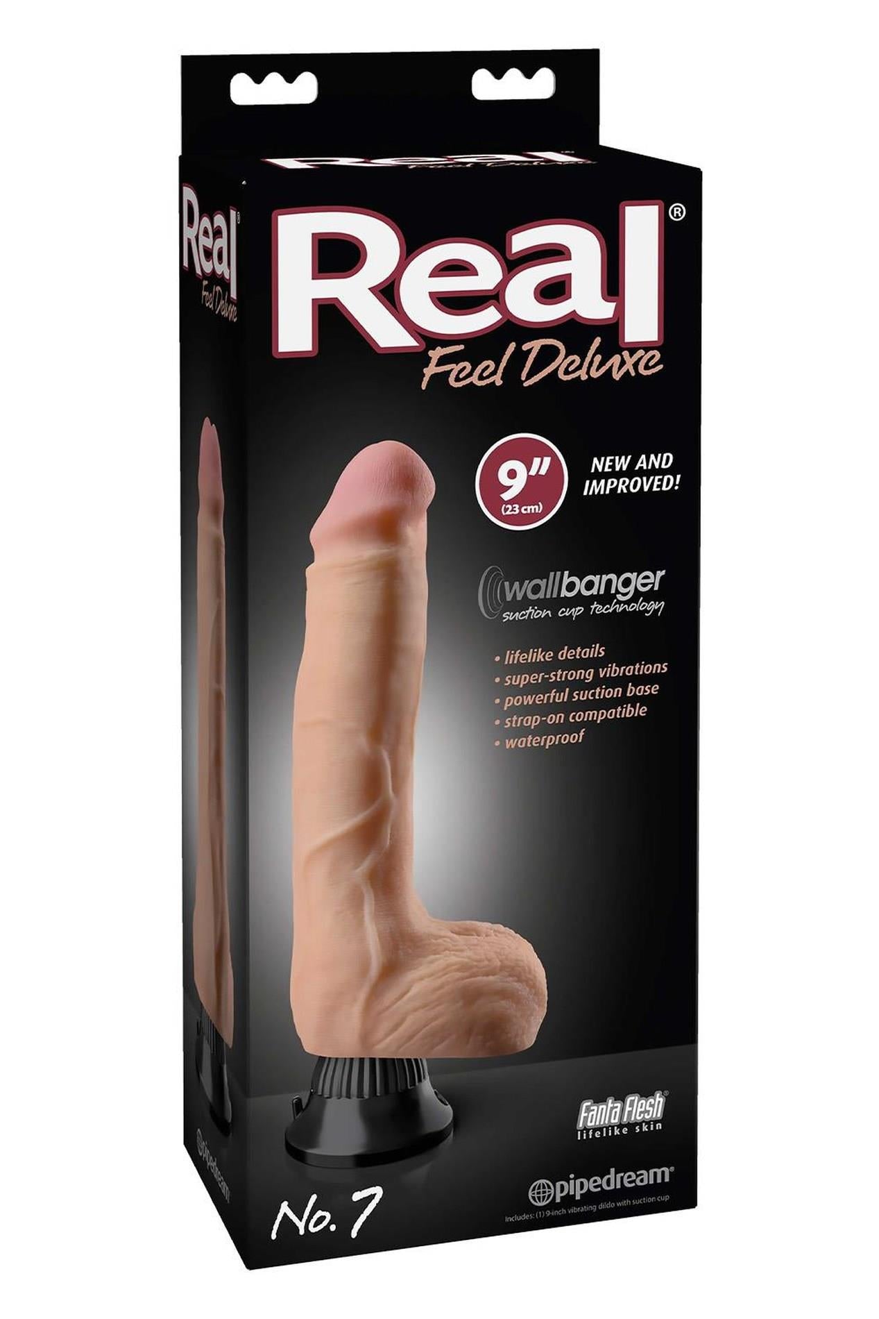 Dildo cu ventuză Real Feel Deluxe Nr. 7 Pipedream