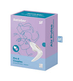 Vibrator Satisfyer Pro 4 Couples Air Waves cu silicon USB