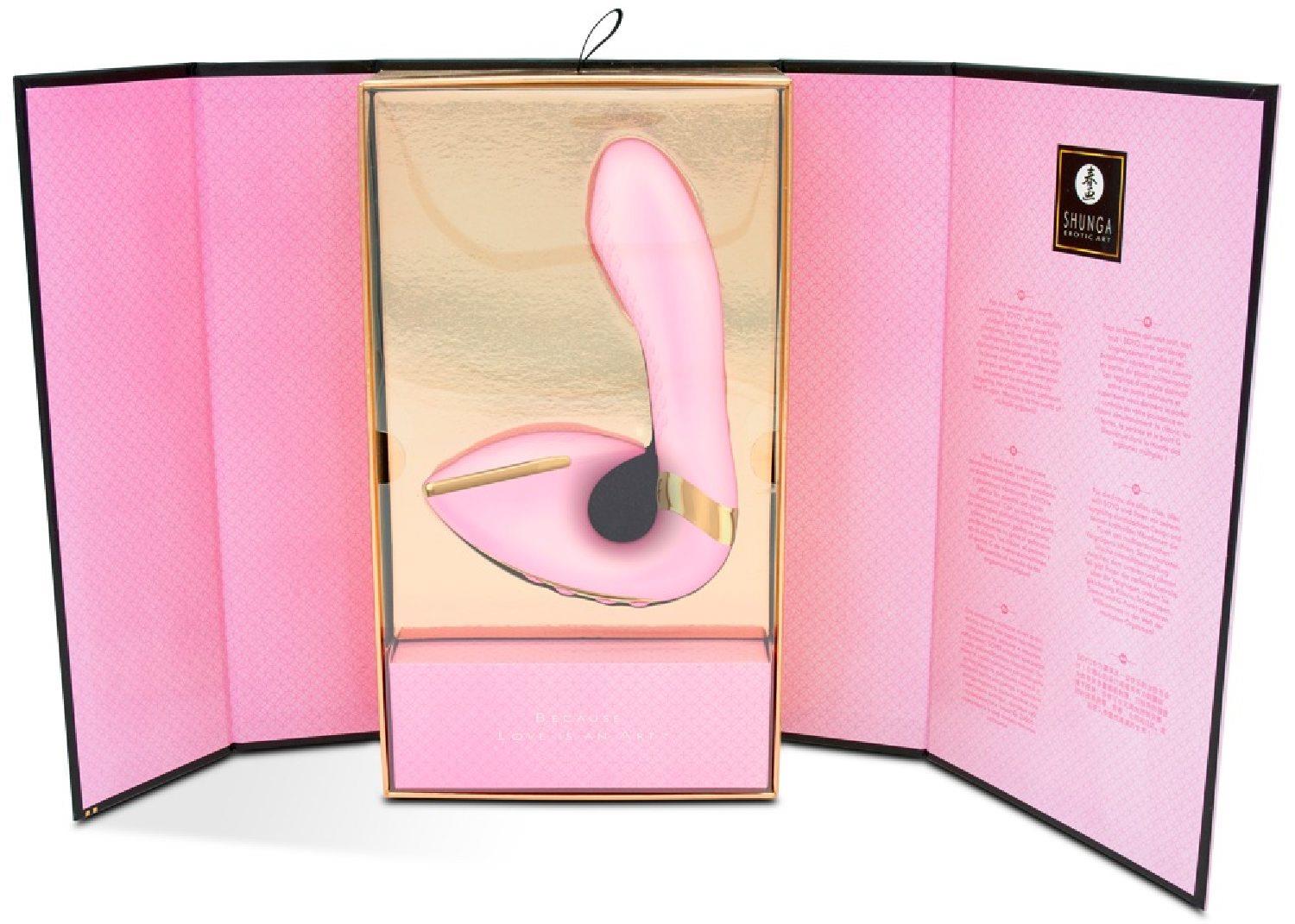 Shunga Soyo Vibrator Silicon Roz USB 17 cm