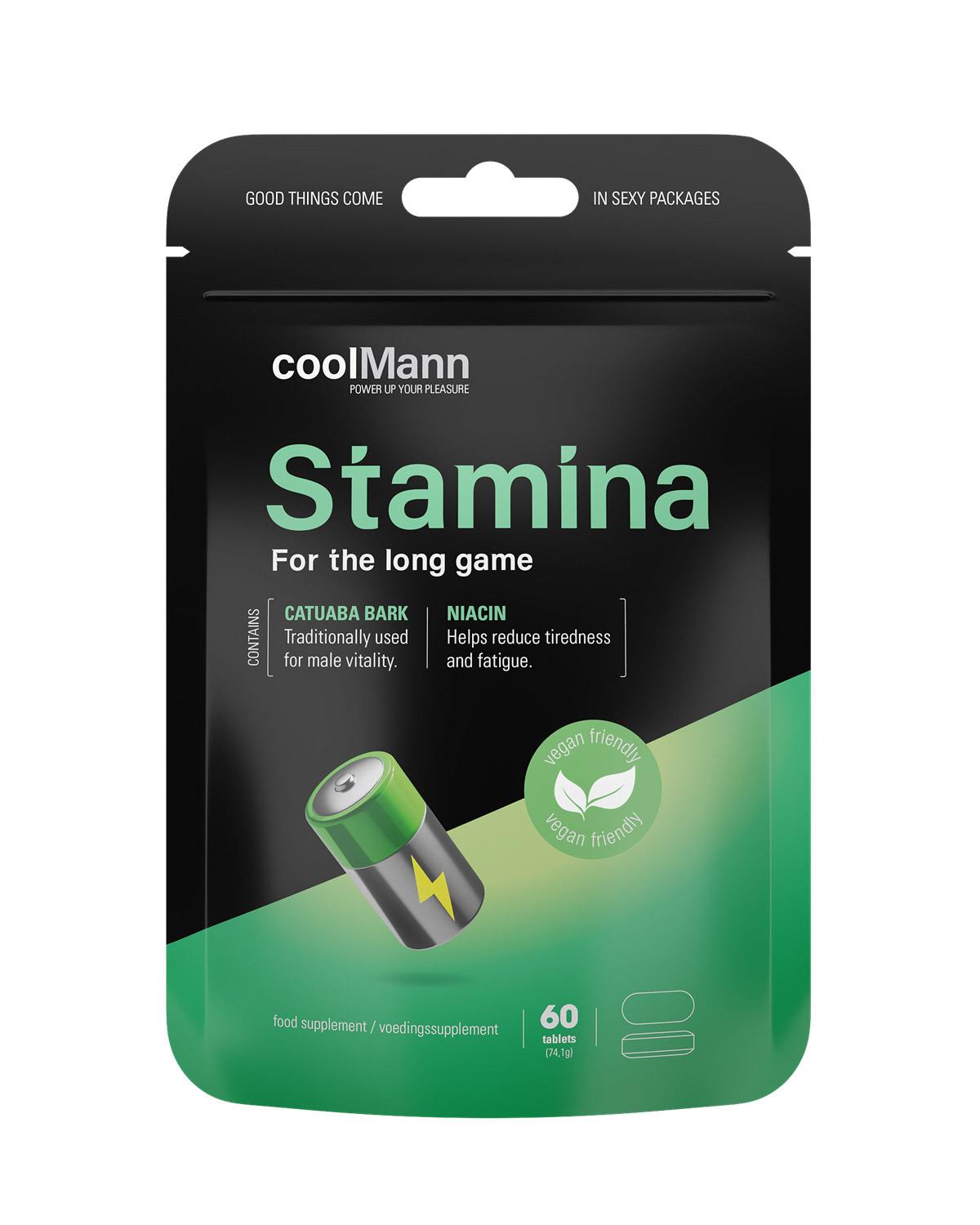 Tablete CoolMann Stamina pentru rezistență 60 de bucăți