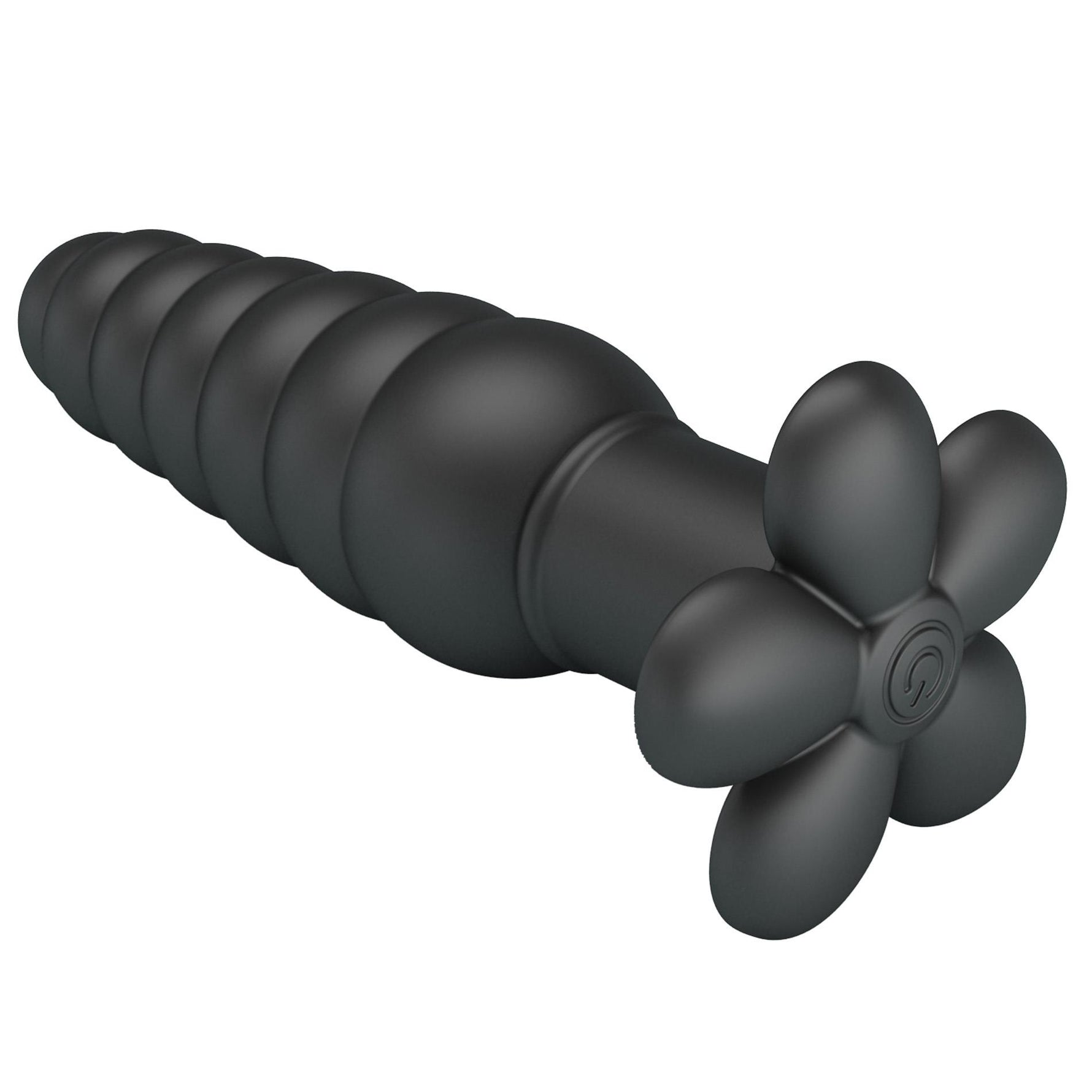 Dop anal vibrant din silicon negru Pretty Love Imron