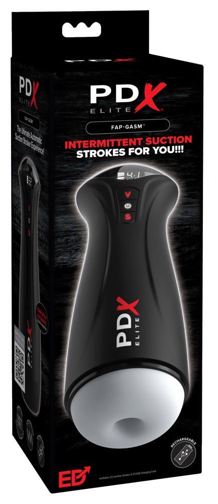 Masturbator automat PDX Elite Fap Gasm Frosted USB 24 5 cm