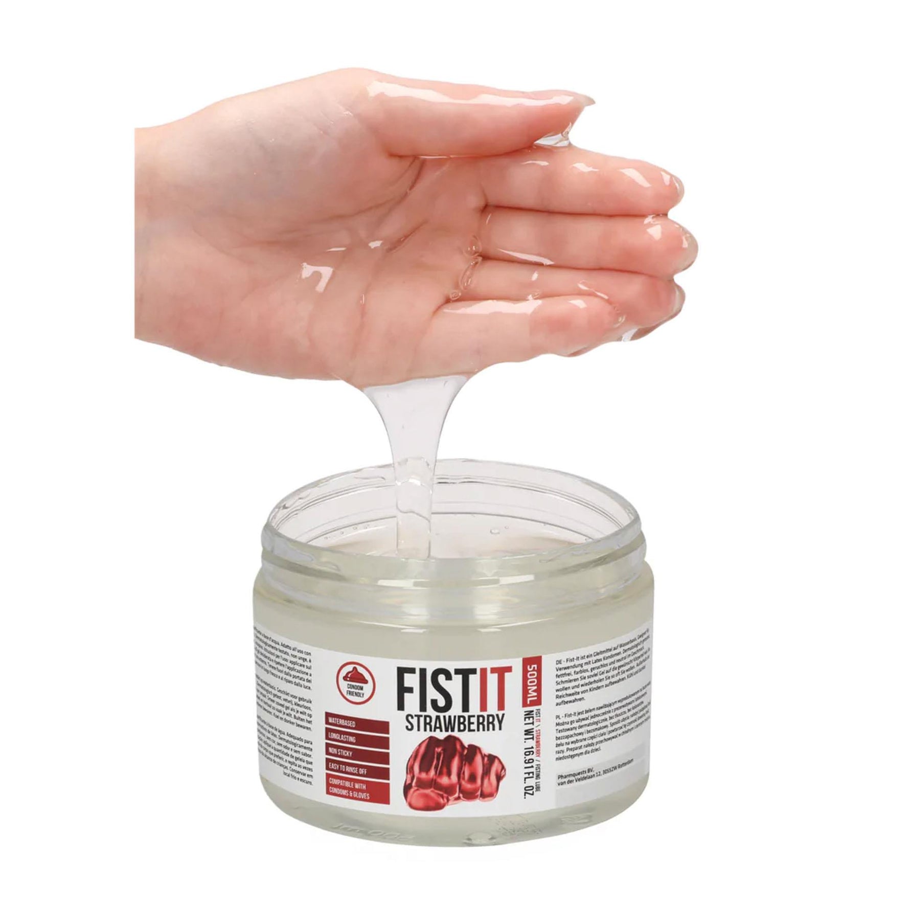 Lubrifiant Fist It Extra Gros cu Căpșuni 500 ml