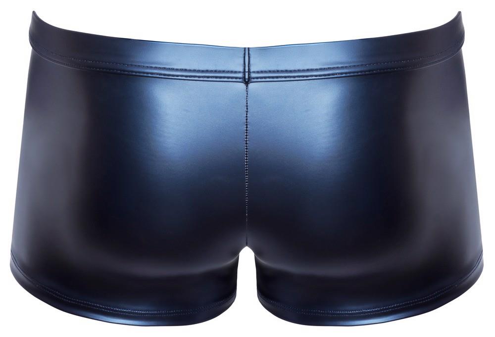 Pantaloni scurți boxer NEK pentru bărbați, albastru mat, cu fermoar, mărimea S