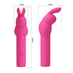Vibrator iepuraș din silicon Pretty Love Gerardo cu 10 funcții de vibrație
