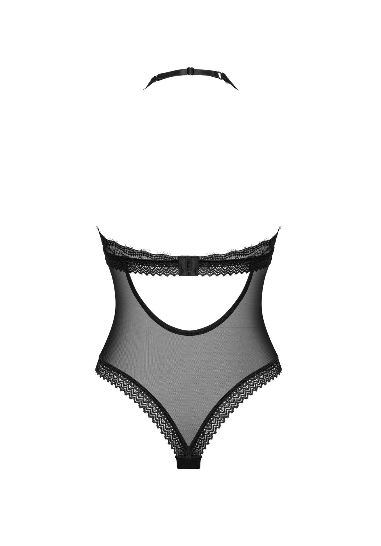 Body Medilla Obsessive din dantelă neagră XL/2XL