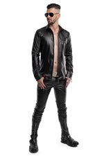 Tricou Regnes Fetish Planet RMPasquale001 wetlook negru XL