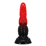 Dildo ondulat din silicon Power Monsters Fire Dragon 24,5 cm