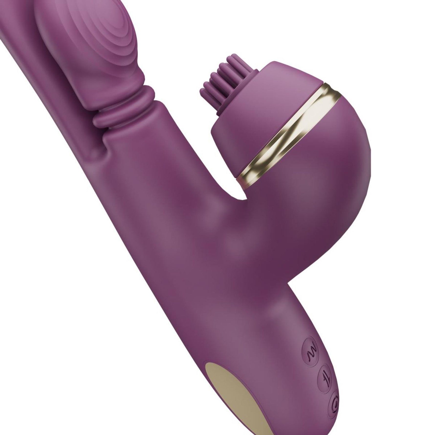 Vibrator Trio Tap EasyToys 3 în 1 cu aspect de iepuraș