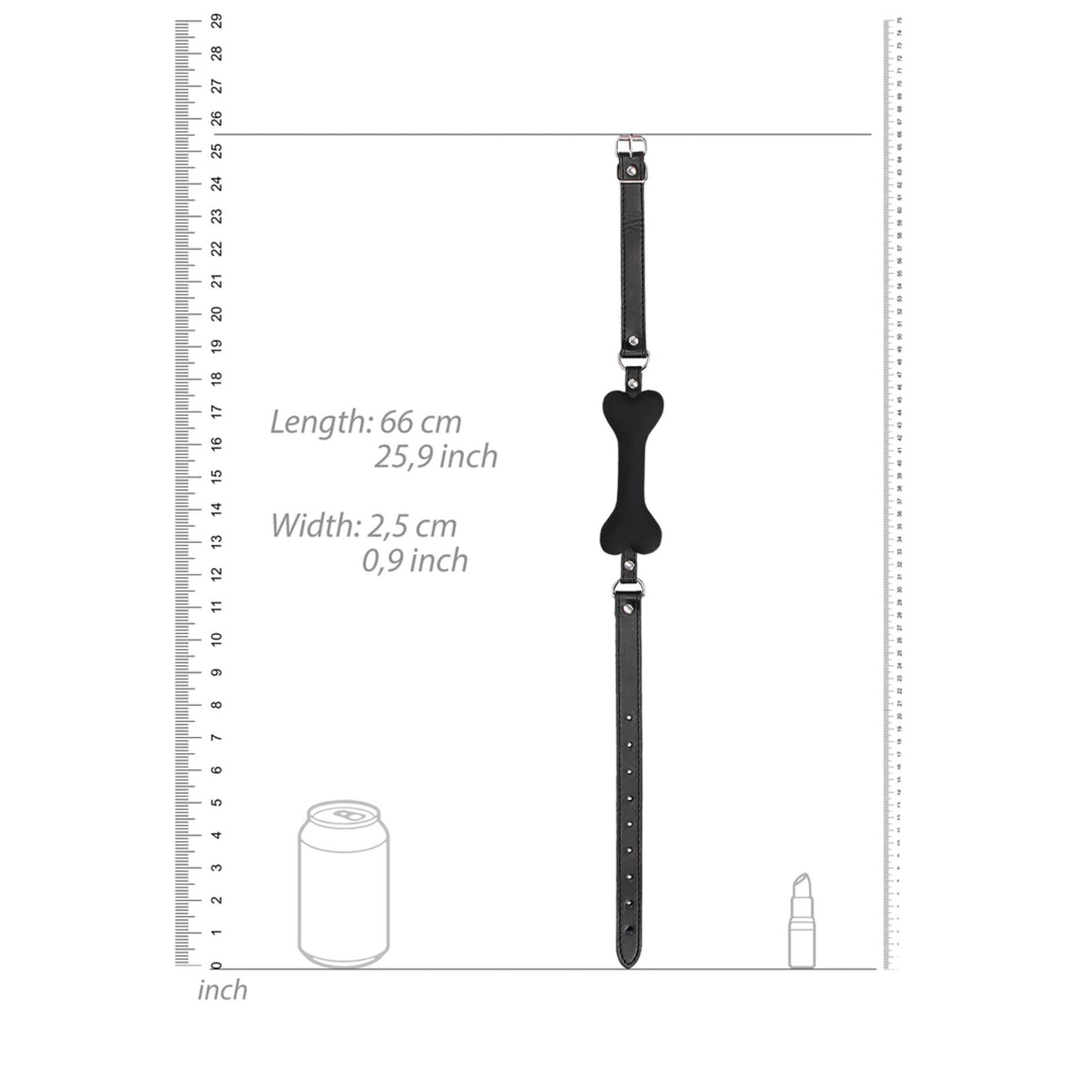 Ouch! Căciulă de joacă din silicon în formă de os Puppy Play 62,5 cm