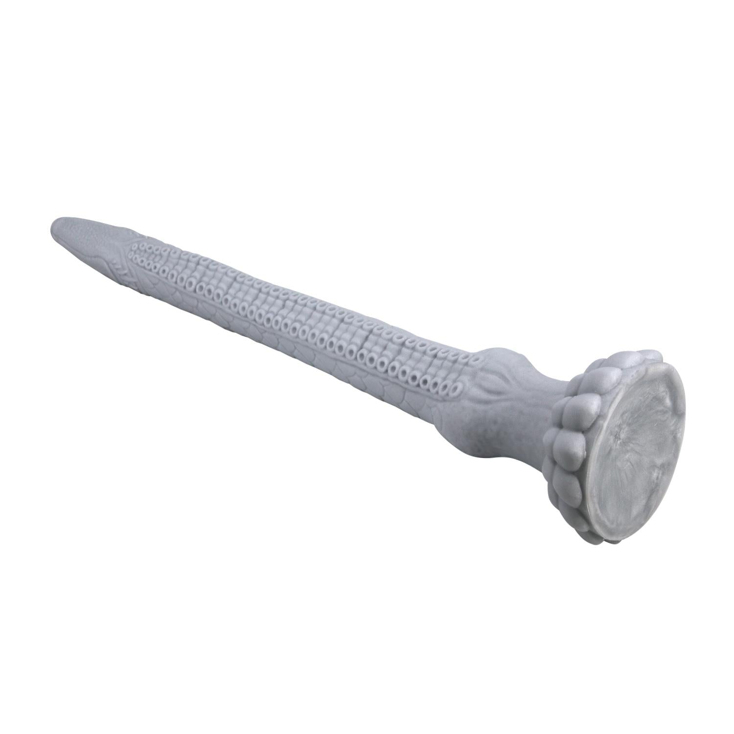 Dildo ondulat din silicon Basilisk Power Monsters 43 cm