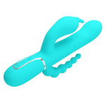 Vibrator cu triplă stimulare Pretty Love Twinkled Tenderness în formă de iepuraș