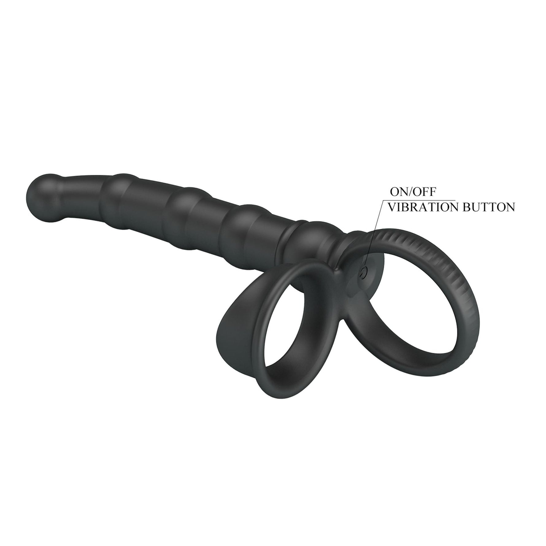 Inel anal pentru penis Pretty Love Tatum 10 vibrații 18 cm