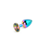 Set de dopuri anale din oțel inoxidabil multicolore HeavyFun seria B