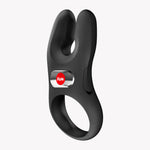 Inel vibrant pentru penis Nos XL Fun Factory, silicon negru, USB