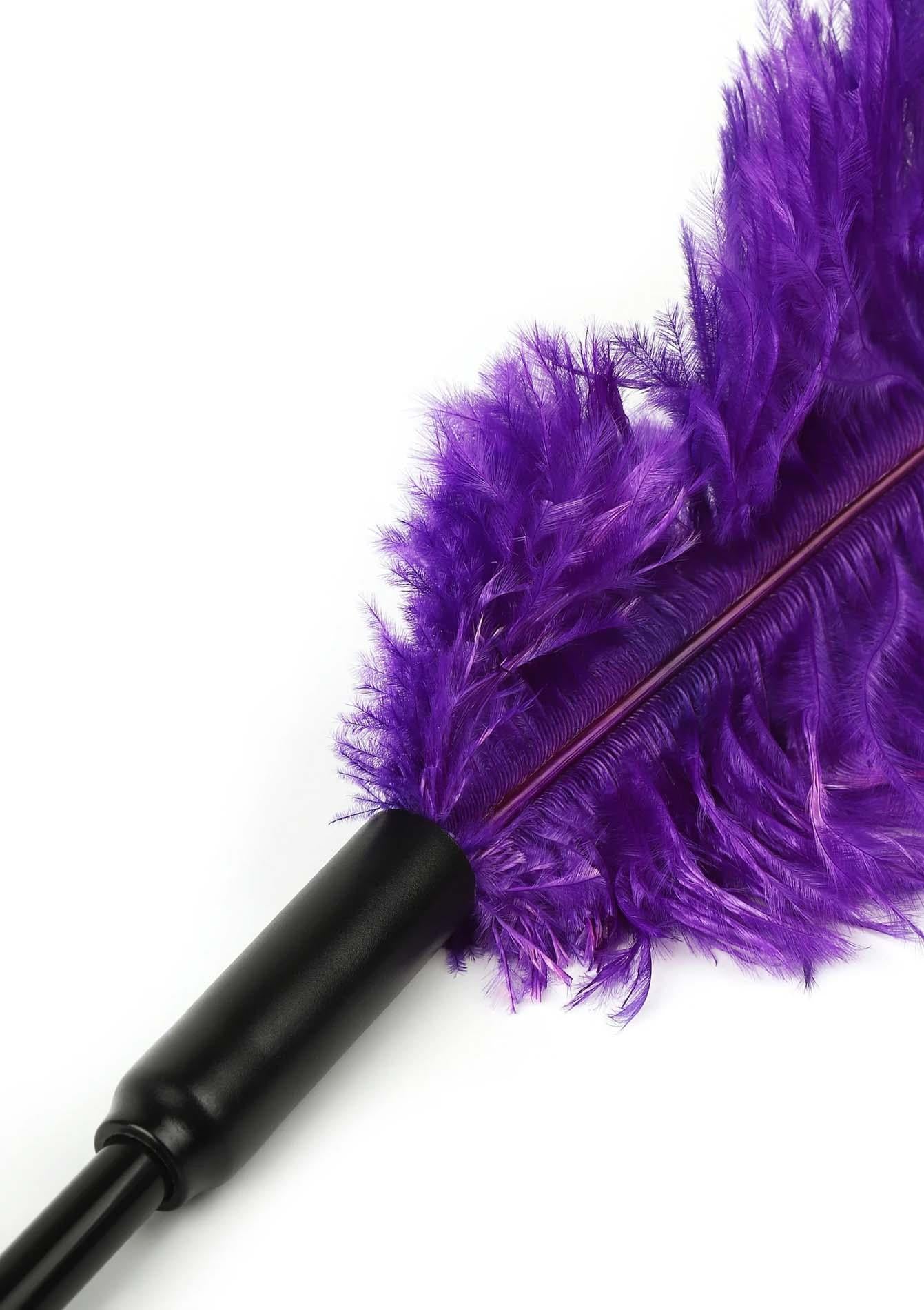 Jucărie Hidden Desire cu două pene, violet, 68 cm