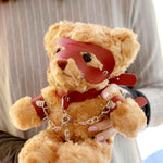 Crushito Ursuleț de bondage Crushious roșu 31 cm