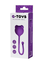 Bile vaginale din silicon AToys violet 12 cm