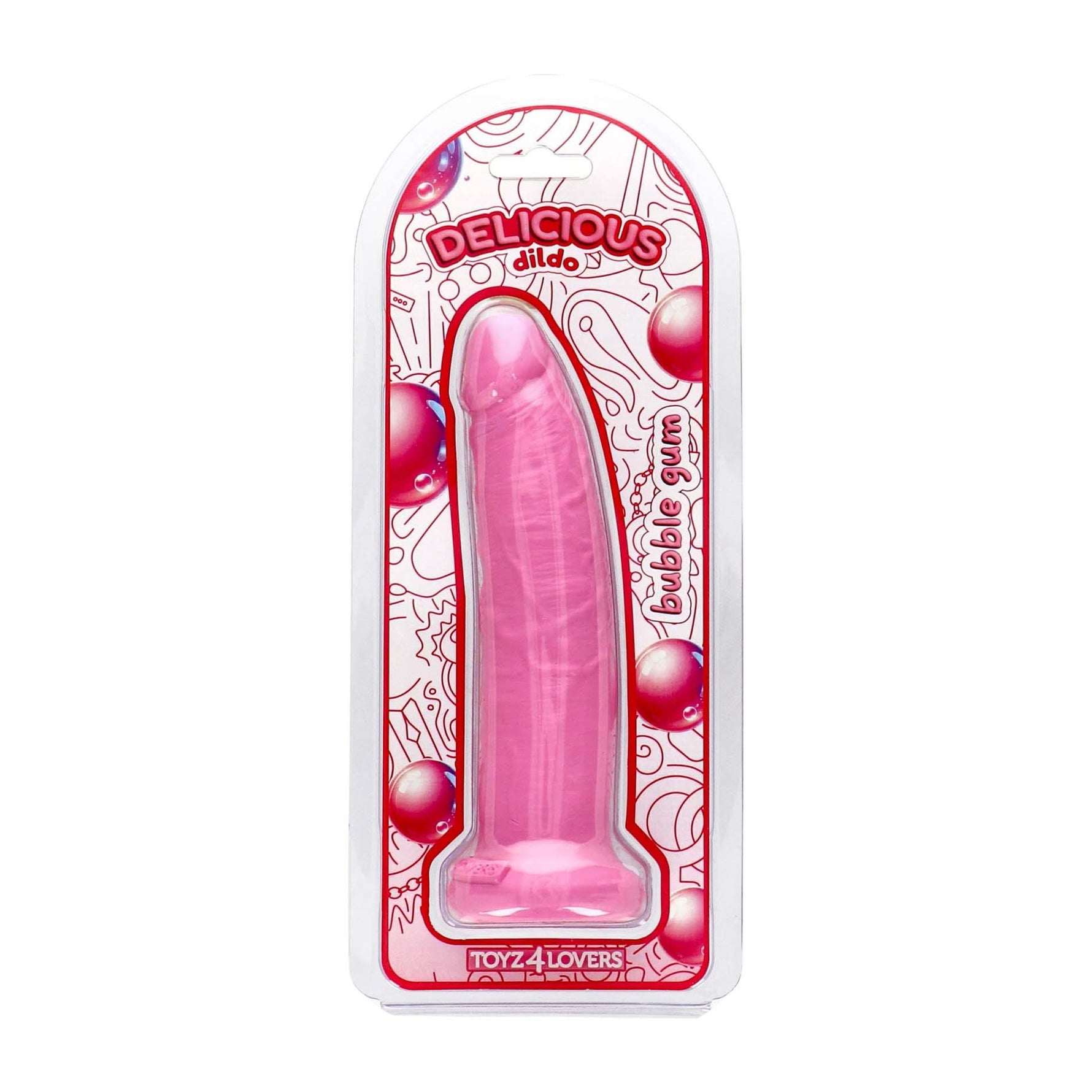 Dildo realist cu aromă de gumă de mestecat Toyz4lovers, 19,5 cm