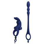 Inel vibrant pentru penis Pretty Love, silicon, impermeabil, cu 10 funcții