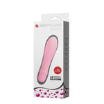 Vibrator Pretty Love Solomon din silicon cu 10 funcții, baterii AAA, 12 cm