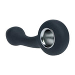 Masaj vibrant pentru prostată Levelz din silicon cu buclă, negru, 14,5 cm