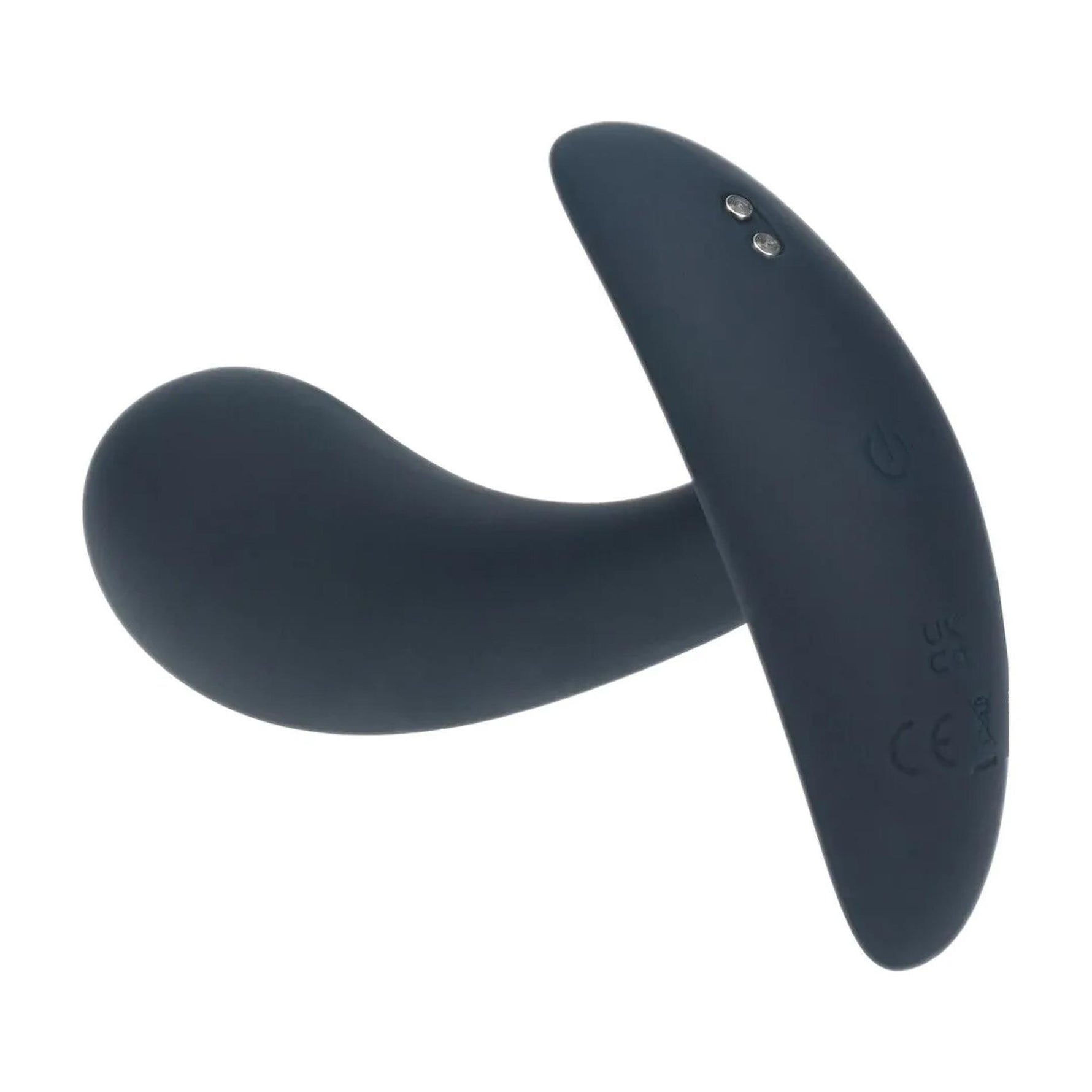 Levelz M Masaj vibrant pentru prostată din silicon, negru, 12,5 cm
