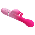 Vibrator Pretty Love Dejon din silicon pentru iepure, 7 vibrații