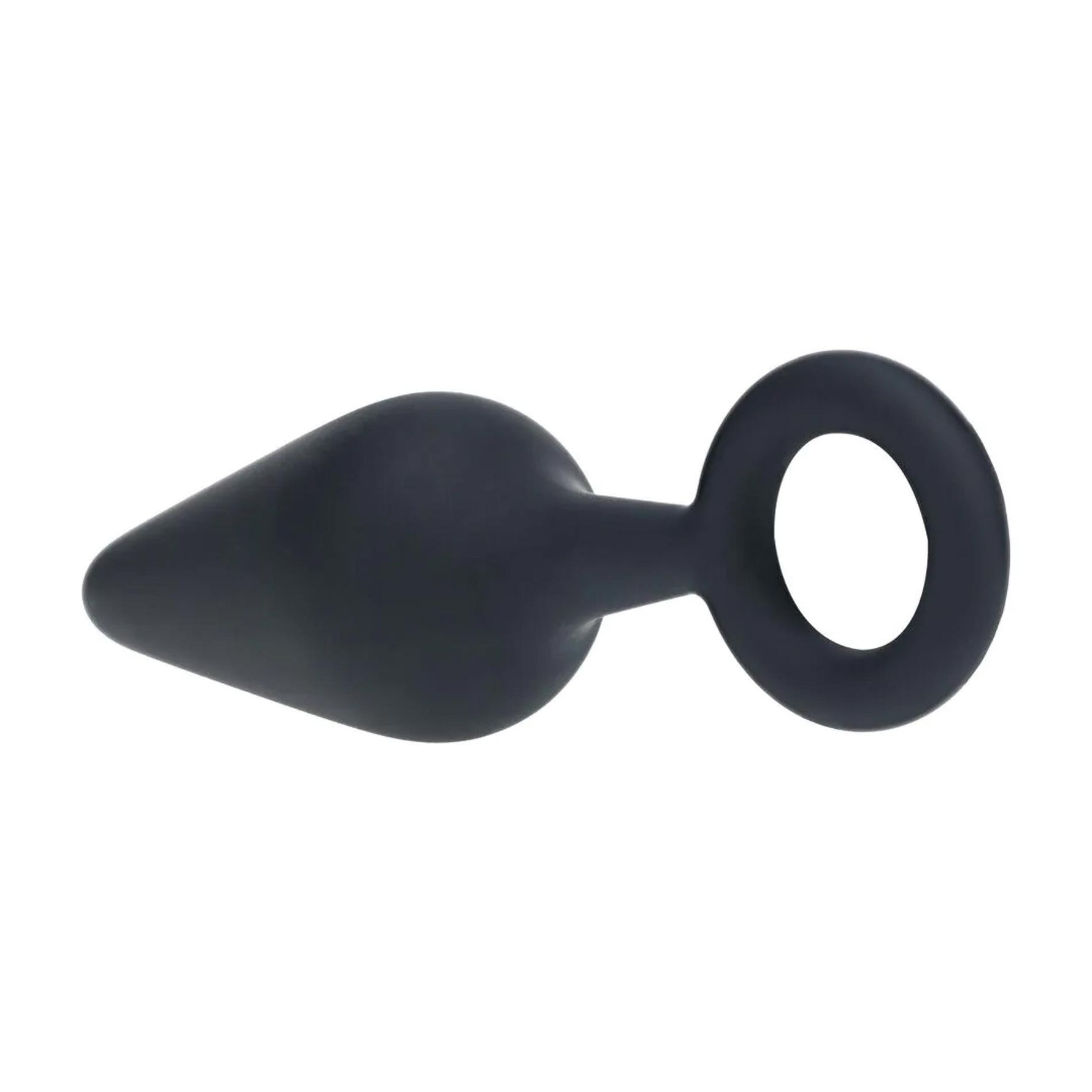 Dop anal Levelz M din silicon, negru, 12 cm