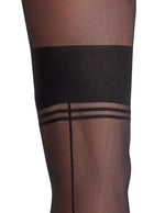 Colanți Cottelli LEGWEAR cu deschizătură în zona inghinală, culoarea pielii, 25 den